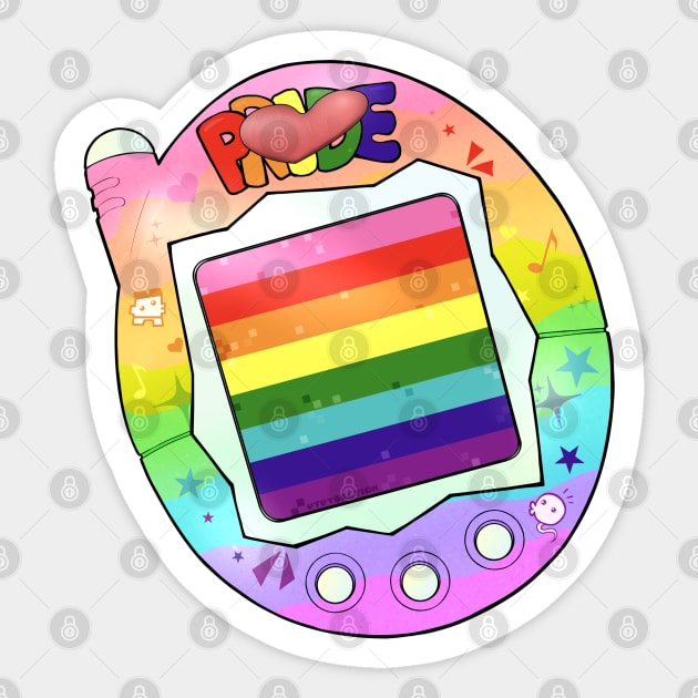 TamaPride - Rainbow LGBT Sticker by Qur0w
